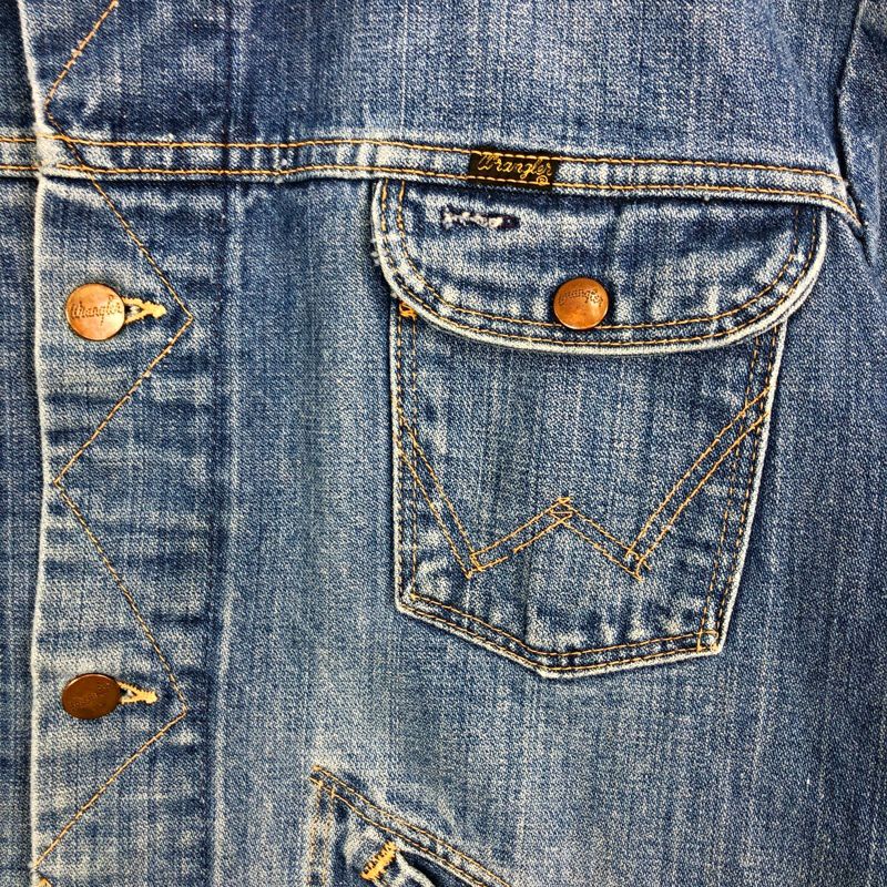 60s〜70s デニムジャケット 古着 70s Wrangler vintage デニムジャケット | Flamingo Online