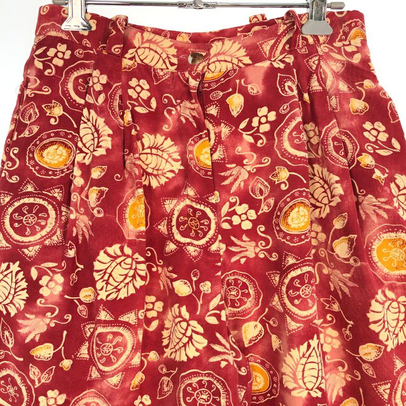 【近年モデル】クーティープロダクションズ♤ボタニカル総柄ショートパンツ　ロゴタブ 古着 ボタニカル柄 ショートパンツ | Flamingo Online 古着屋
