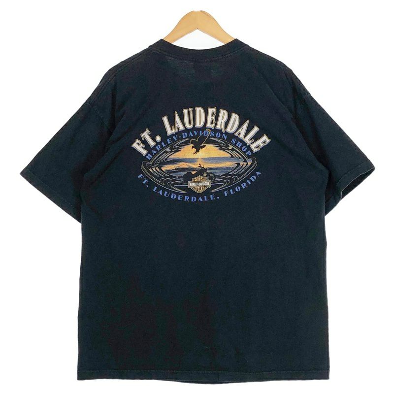 MY BOYFRIEND トライバル柄 半袖Tシャツ S 古着 USA製 カモメ箔プリント ボーイフレンド Tシャツ – EVISU