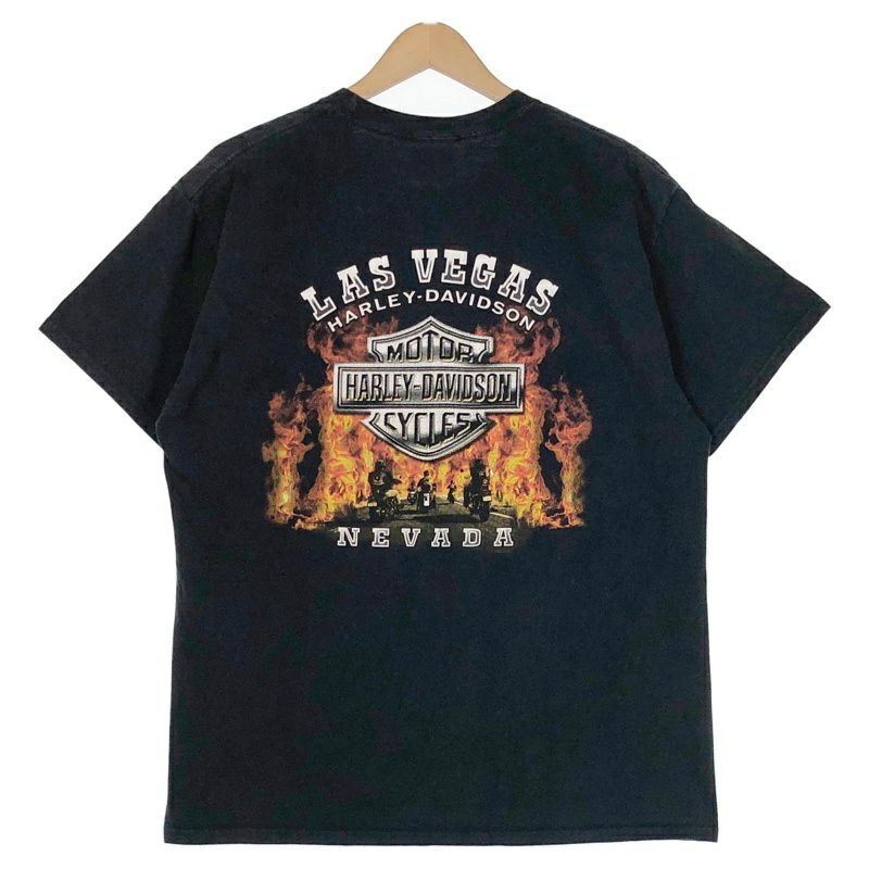 古着 HARLEY-DAVIDSON ファイヤー プリントTシャツ | Flamingo