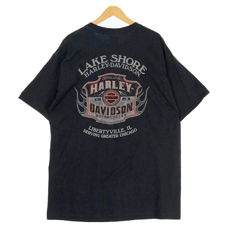 古着 HARLEY-DAVIDSON イラストプリント Tシャツ | Flamingo Online