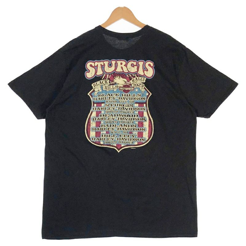 【迫力】イーグル 大判プリント Tシャツ 古着カッコいい系 大きいサイズ 古着風 イーグル プリントTシャツ | ハッピーマリリン
