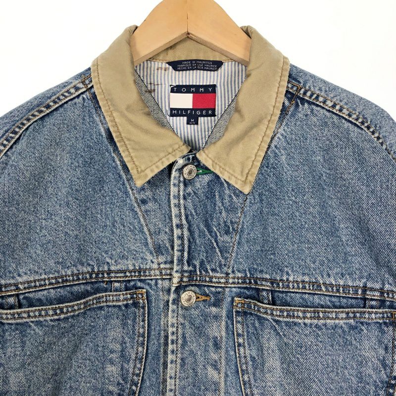 古着 TOMMYHILFIGER 刺繍入り デニムジャケット | Flamingo