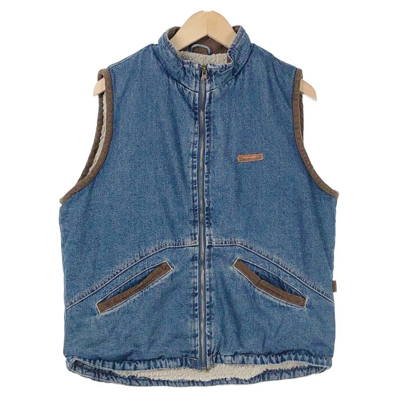 平成 アーカイブ 古着 GOA リペア加工 ボリュームネック デニムベスト