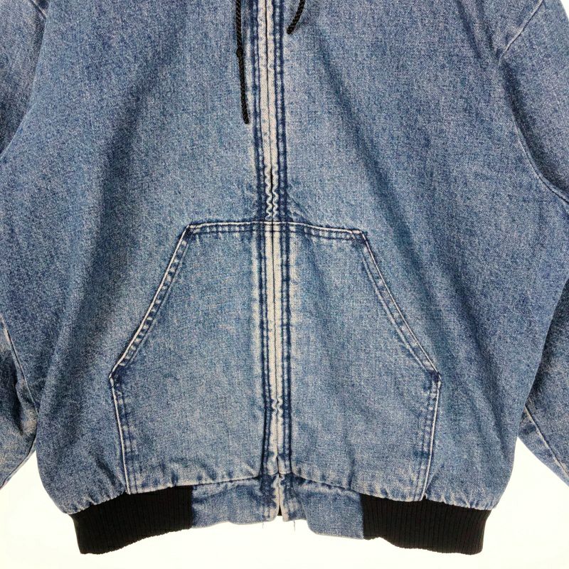 古着 90s USA製 KEY フード付デニムジャケット | Flamingo Online 古着